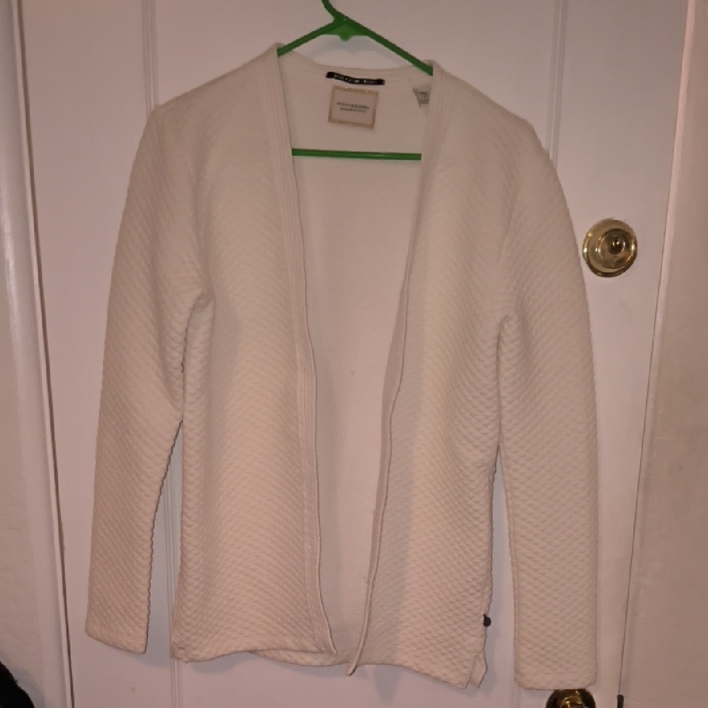 Scotch & Soda | Textured White Cardigan